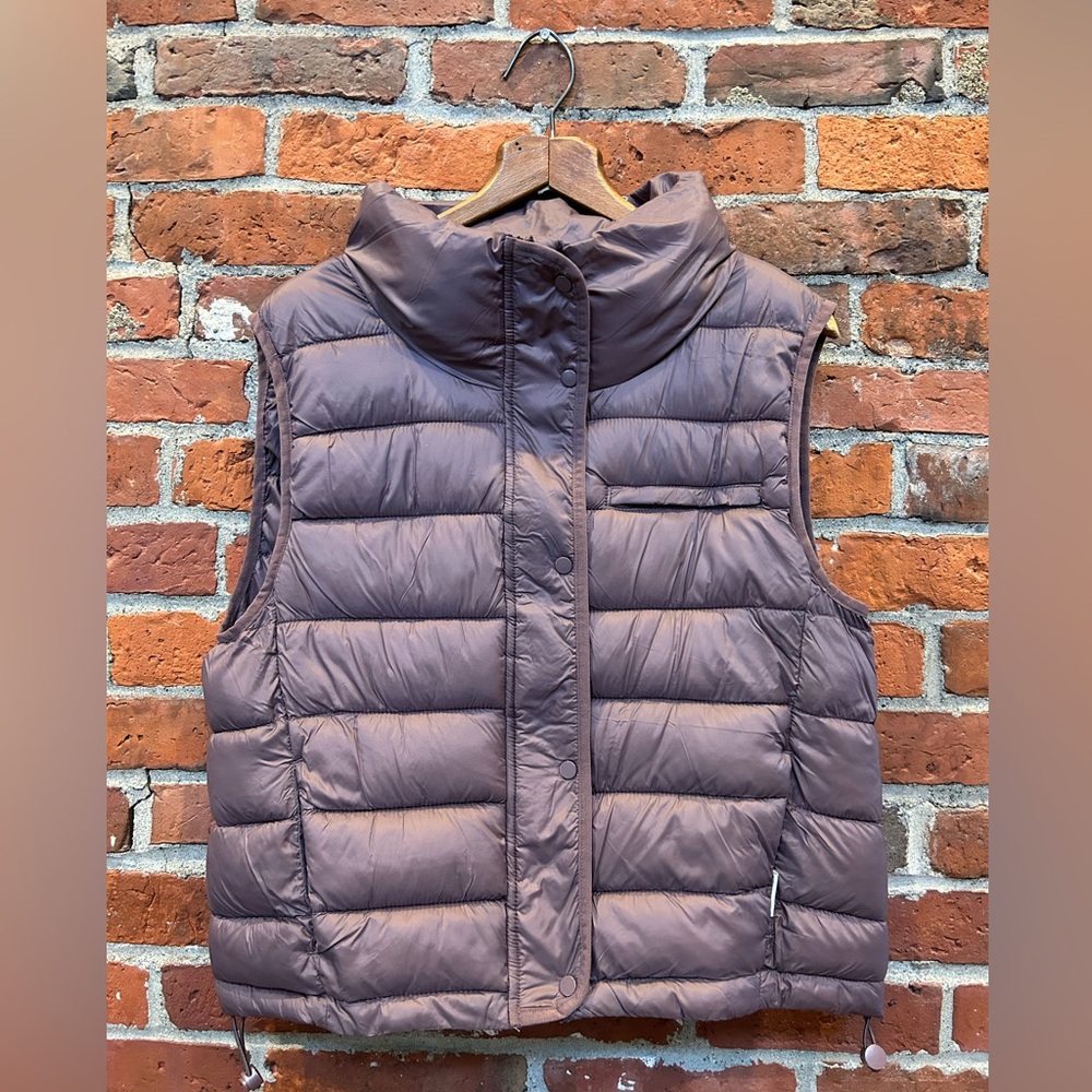BearPaw Women's Chocolate Puffer Vest